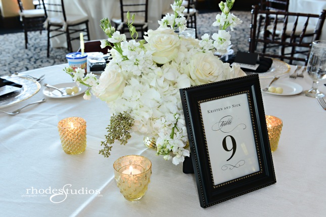Classic White Wedding, Table Number