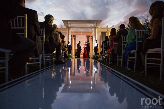 Modern Ritz-Carlton Orlando Grande Lakes Wedding sunset